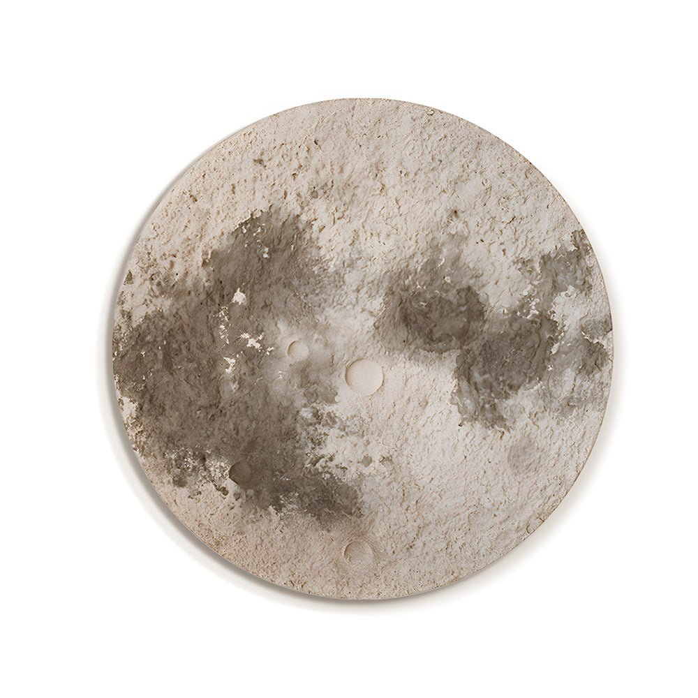 Round Moon 3D Sandstone USB Voice Control Decorative Painting