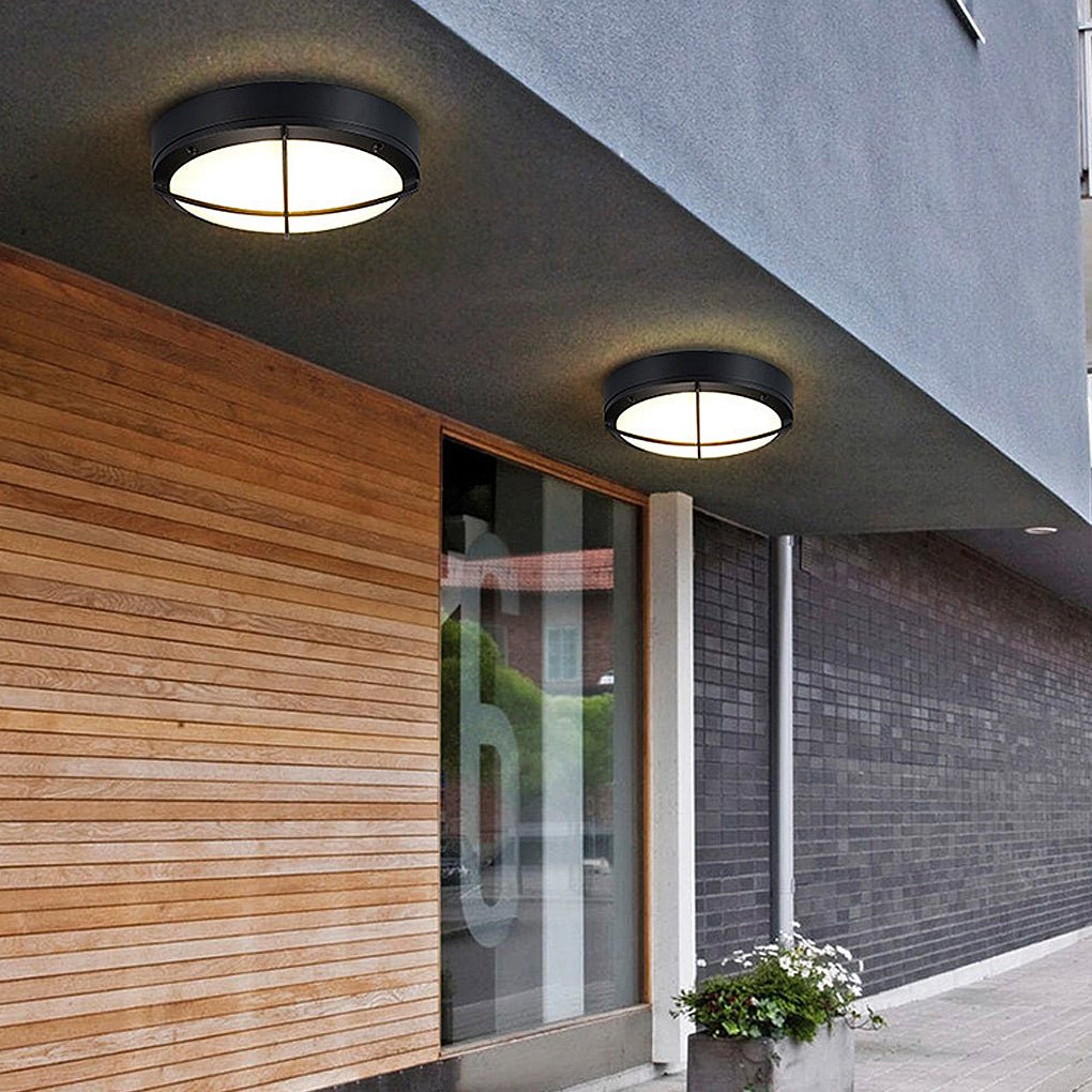 Round Outdoor – Waterproof LED Wall and Ceiling Light for Courtyard and Balcony