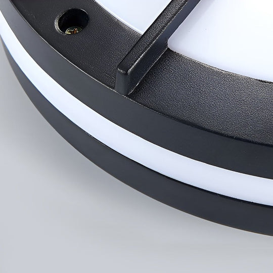 Round Outdoor – Waterproof LED Wall and Ceiling Light for Courtyard and Balcony