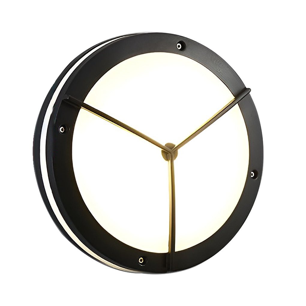 Round Outdoor – Waterproof LED Wall and Ceiling Light for Courtyard and Balcony