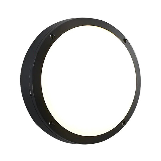 Round Outdoor – Waterproof LED Wall and Ceiling Light for Courtyard and Balcony