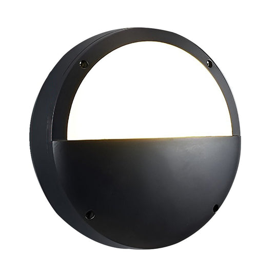 Round Outdoor – Waterproof LED Wall and Ceiling Light for Courtyard and Balcony