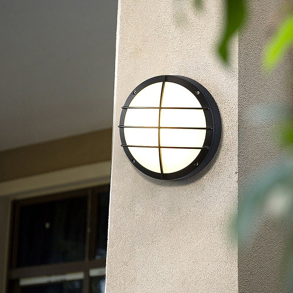 Round Outdoor – Waterproof LED Wall and Ceiling Light for Courtyard and Balcony