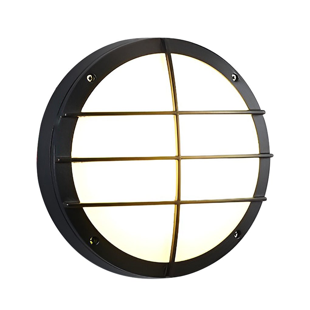 Round Outdoor – Waterproof LED Wall and Ceiling Light for Courtyard and Balcony