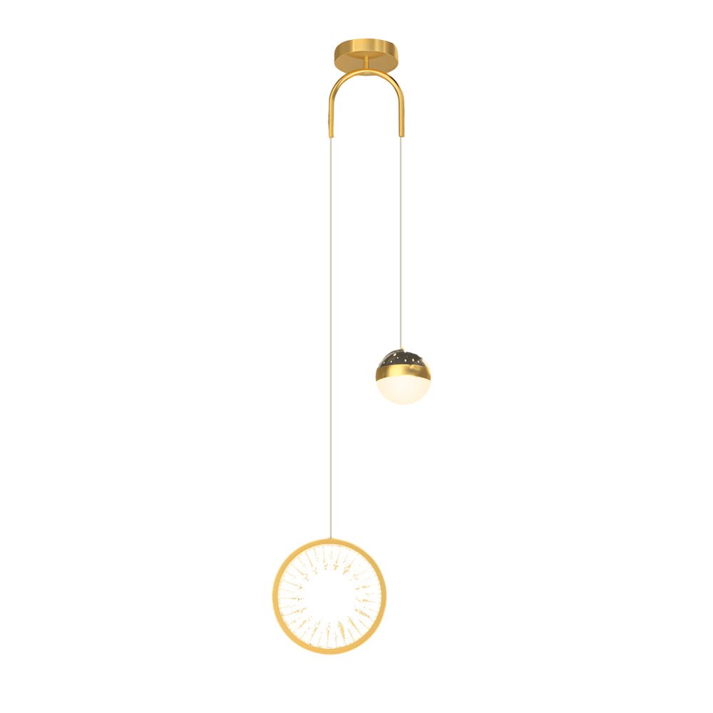 Starry Projection Pendant Light with 3-Step Dimming