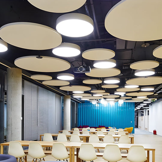 Round – Modern LED Office Pendant Light for Workspace and Meeting Rooms