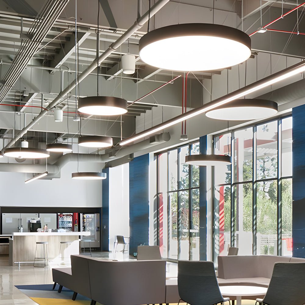 Round – Modern LED Office Pendant Light for Workspace and Meeting Rooms