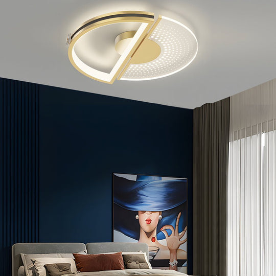 Personalized Round Ceiling Light with 3-Step Dimming