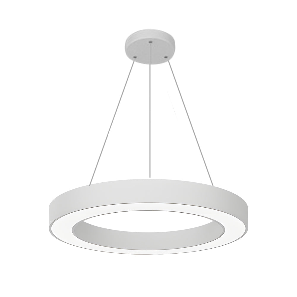 Round Ring – Modern Hanging Profile LED Pendant Light for Office, Gym, and Commercial Spaces