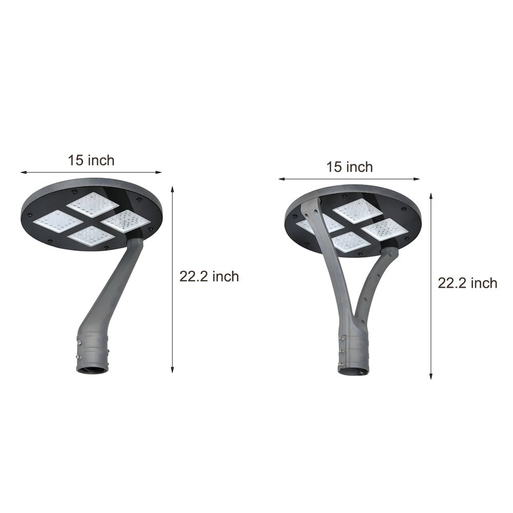 Round Waterproof LED Outdoor Post Top Light