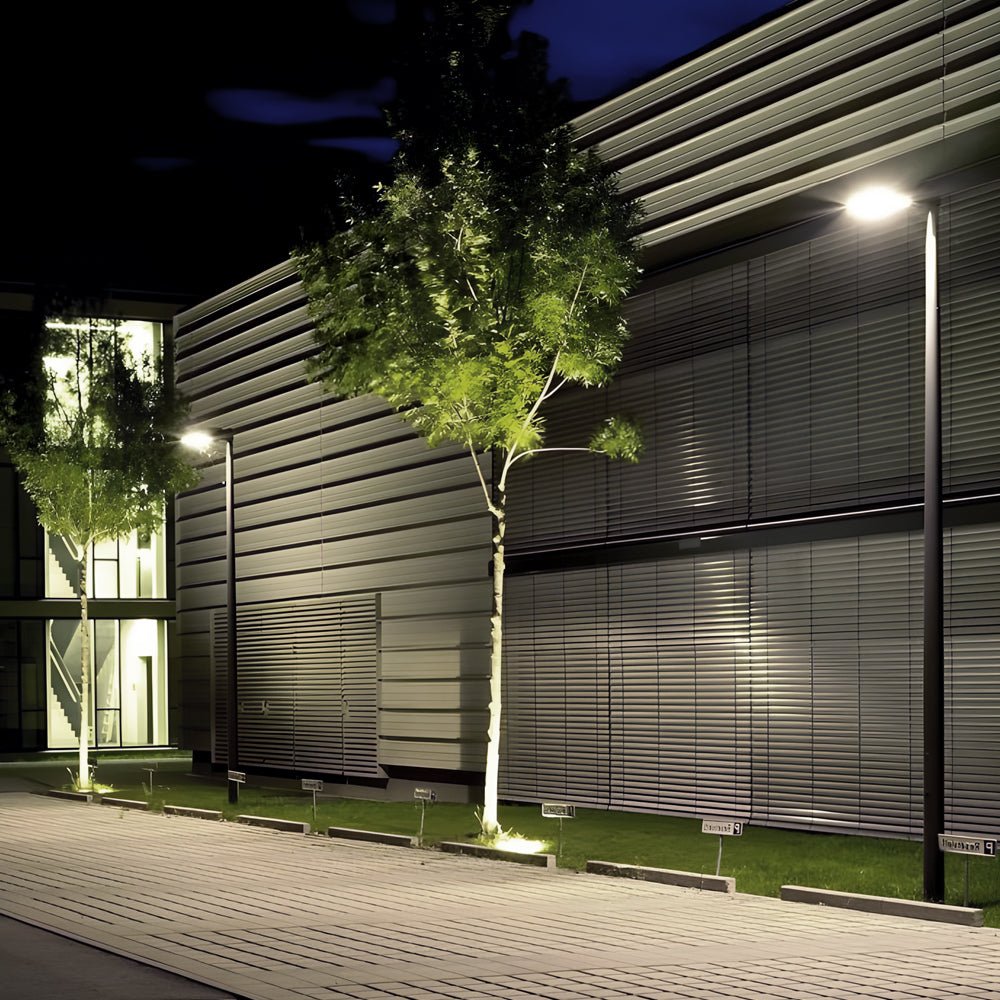 Round Waterproof LED Outdoor Post Top Light