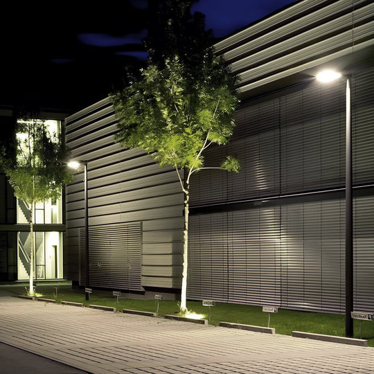 Round Waterproof LED Outdoor Post Top Light