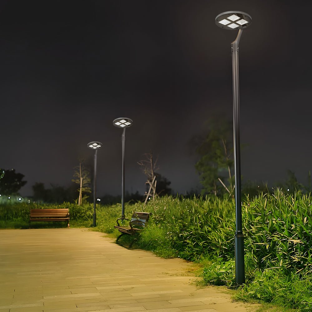 Round Waterproof LED Outdoor Post Top Light