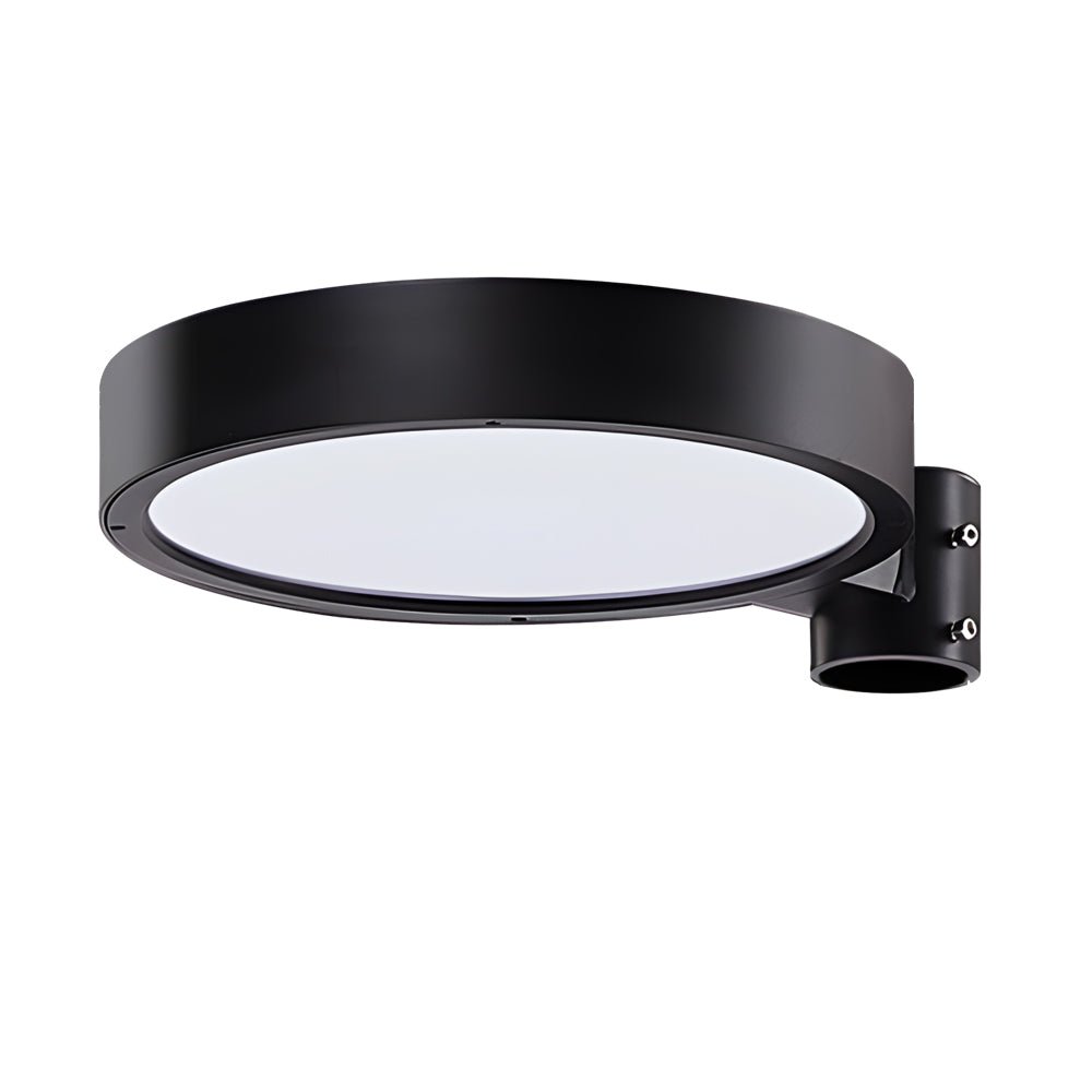 Round Waterproof Smart Remote Control LED Solar Post Top Light