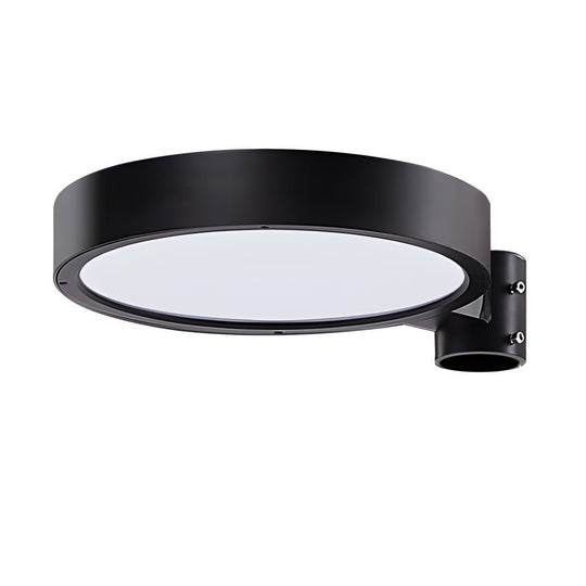 Round Waterproof Smart Remote Control LED Solar Post Top Light