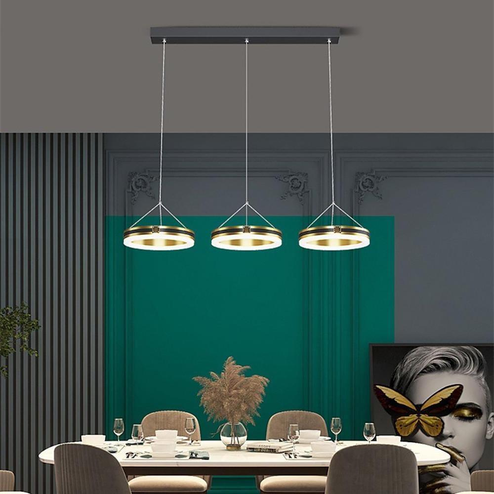 3 Circles Dimmable LED Modern Chandelier