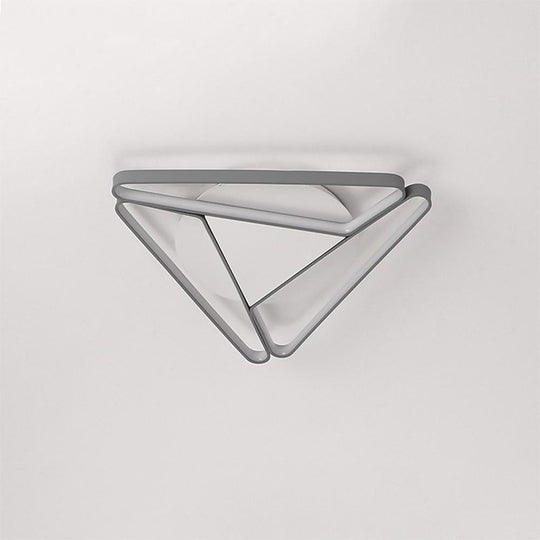 Geometric Design Modern LED Flush Mount Ceiling Light