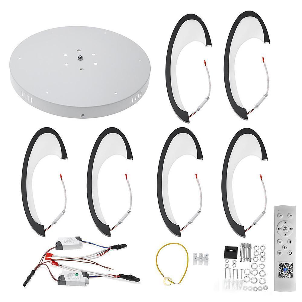 Artistic – Geometric Acrylic LED Flush Mount Ceiling Light
