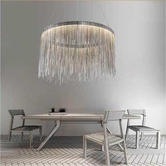 LED Modern Drum Chandelier