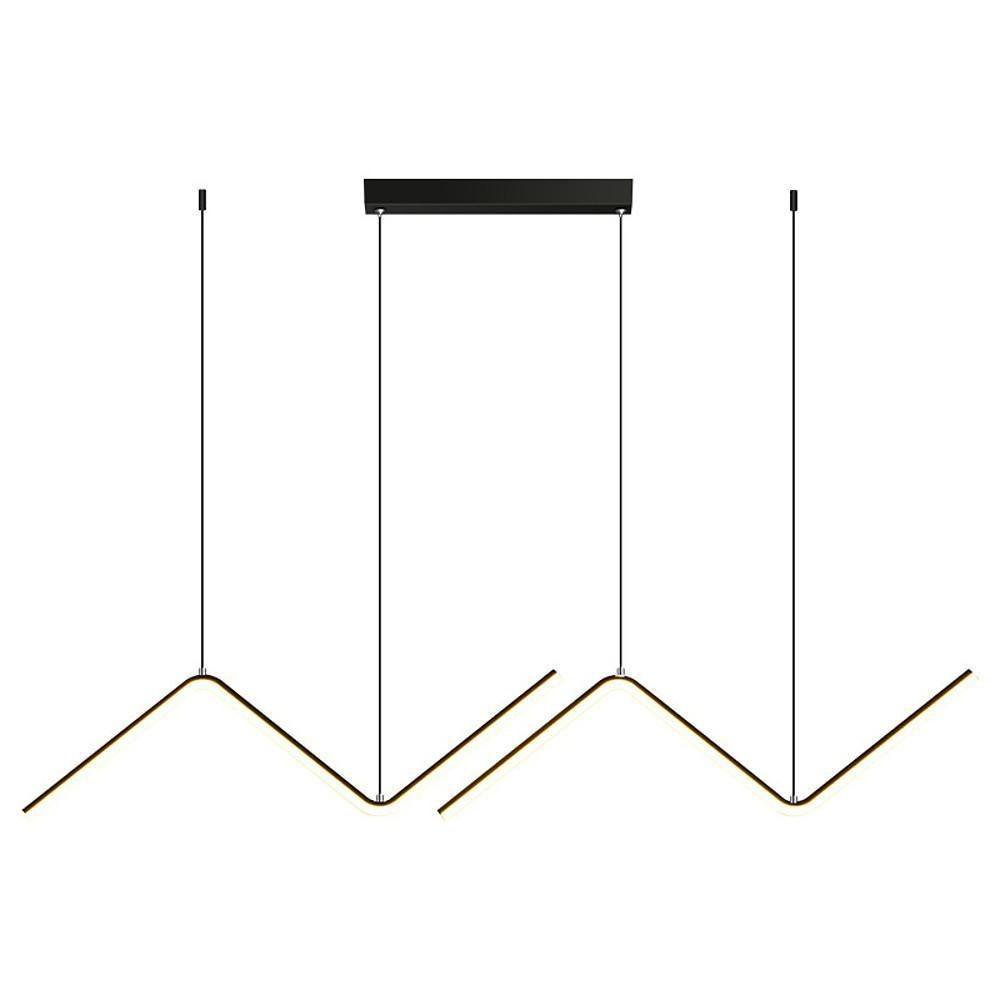 Zigzag Wave Nordic LED Dining Room Pendant Light