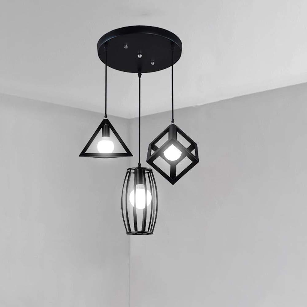Geometric Shapes LED Modern Pendant Light