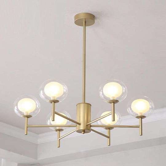 Nordic Sputnik Bubble LED Chandelier with 18 Bulbs