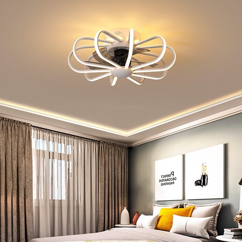 5 Blade Modern Ceiling Fan with Surround LED Light