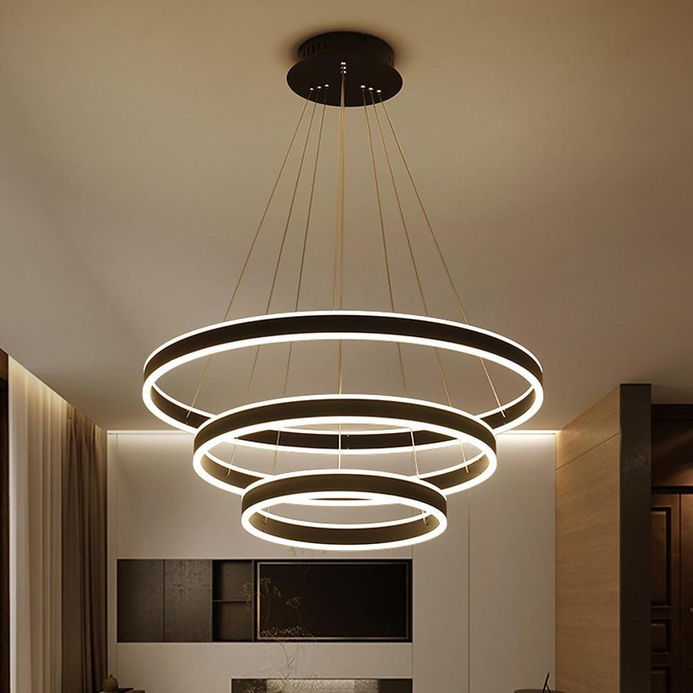 3 Circles Interweaved LED Modern Pendant Chandelier