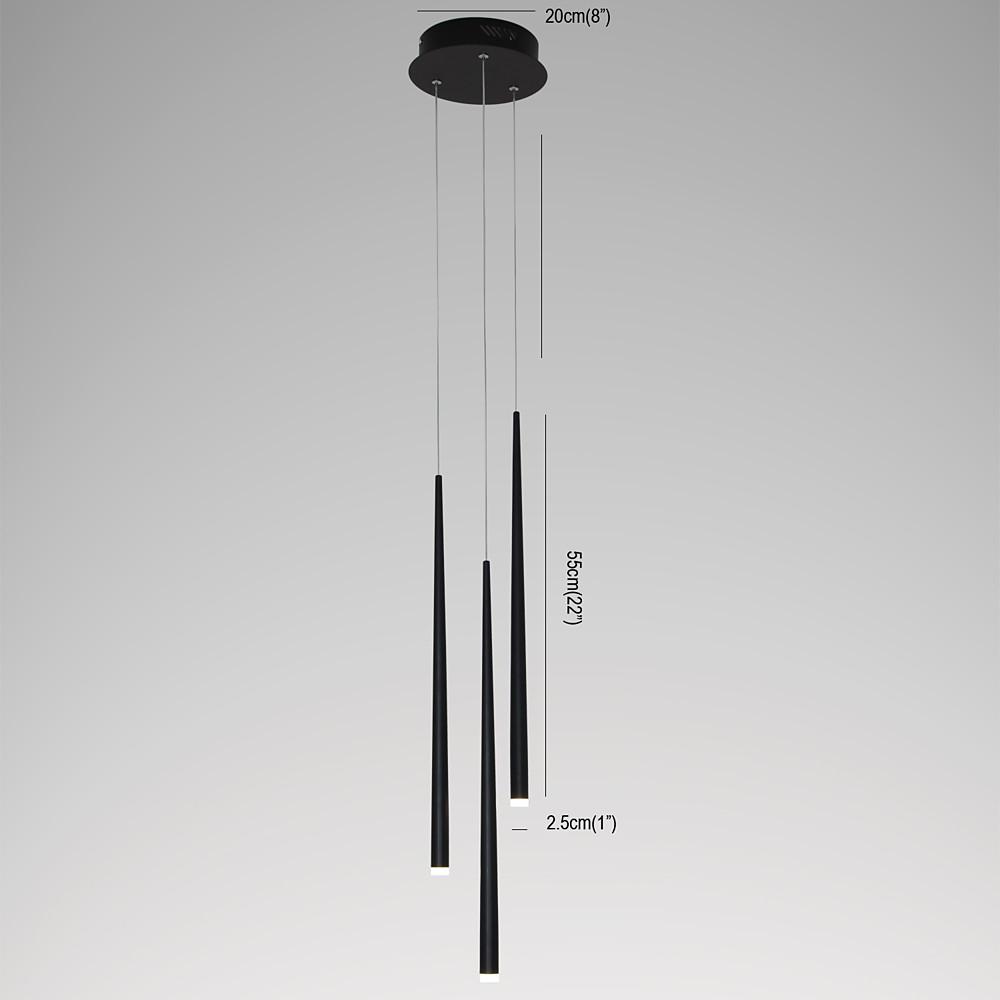 Chic Modern Metal Acrylic Rustic Chandelier