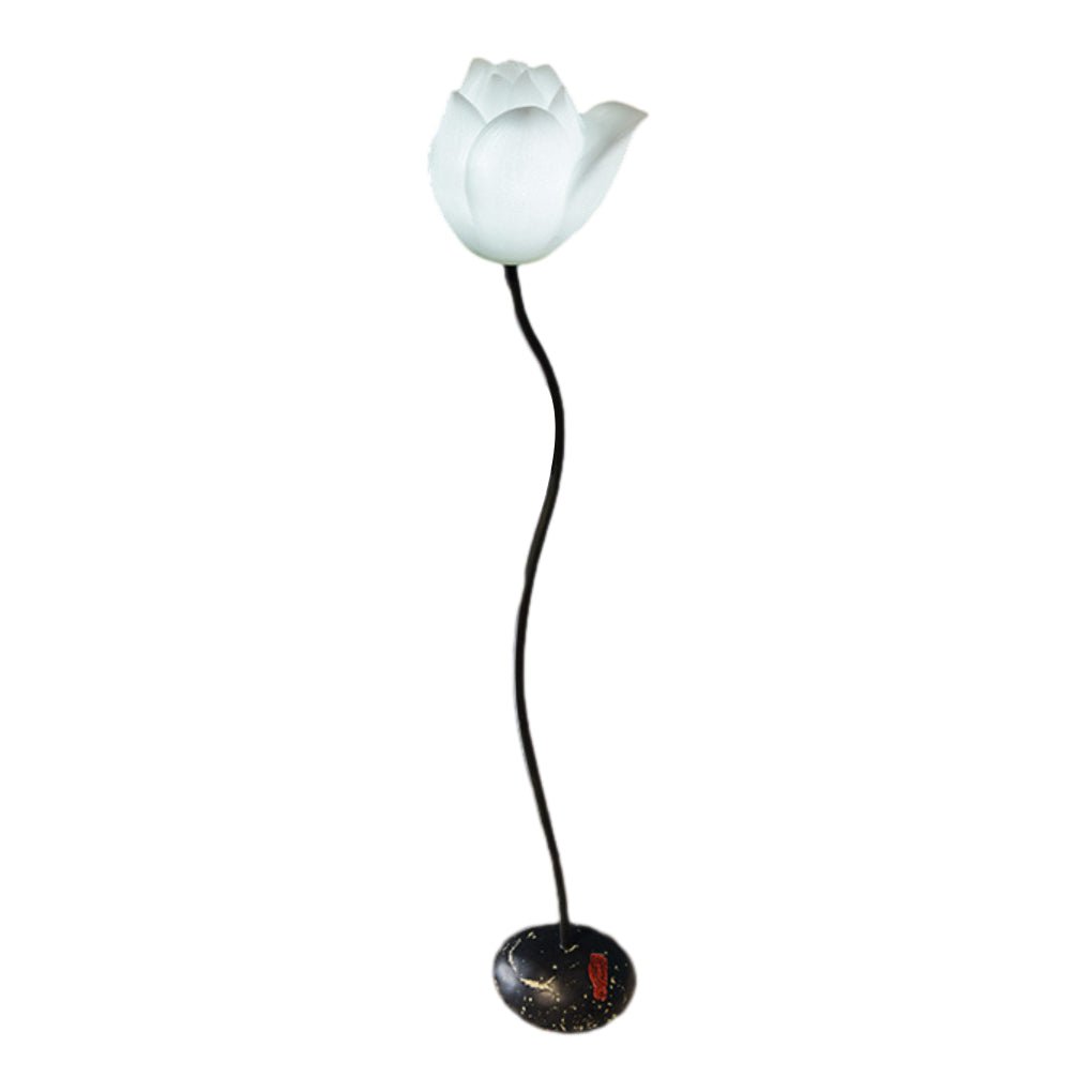 Short Fancy Lotus Aesthetics LED Flower Floor Lamp
