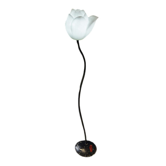 Short Fancy Lotus Aesthetics LED Flower Floor Lamp