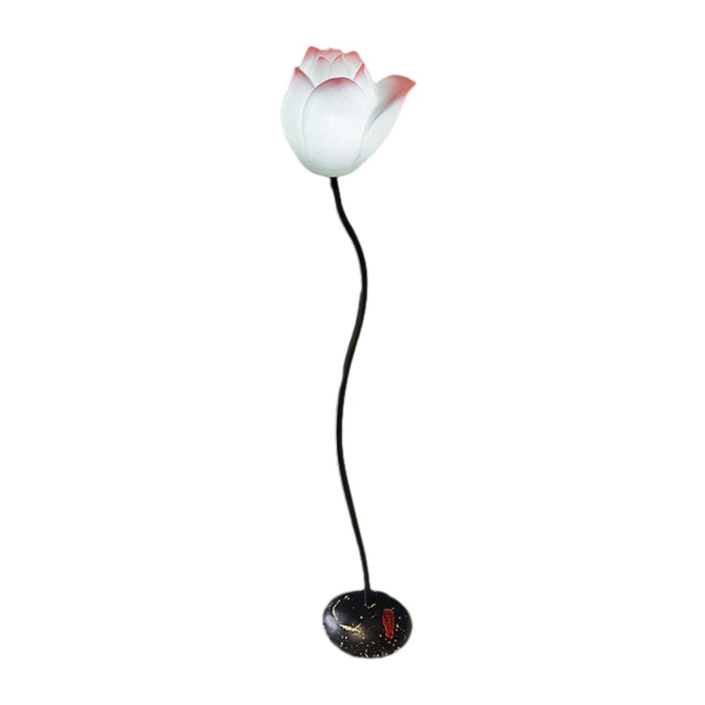 Short Fancy Lotus Aesthetics LED Flower Floor Lamp
