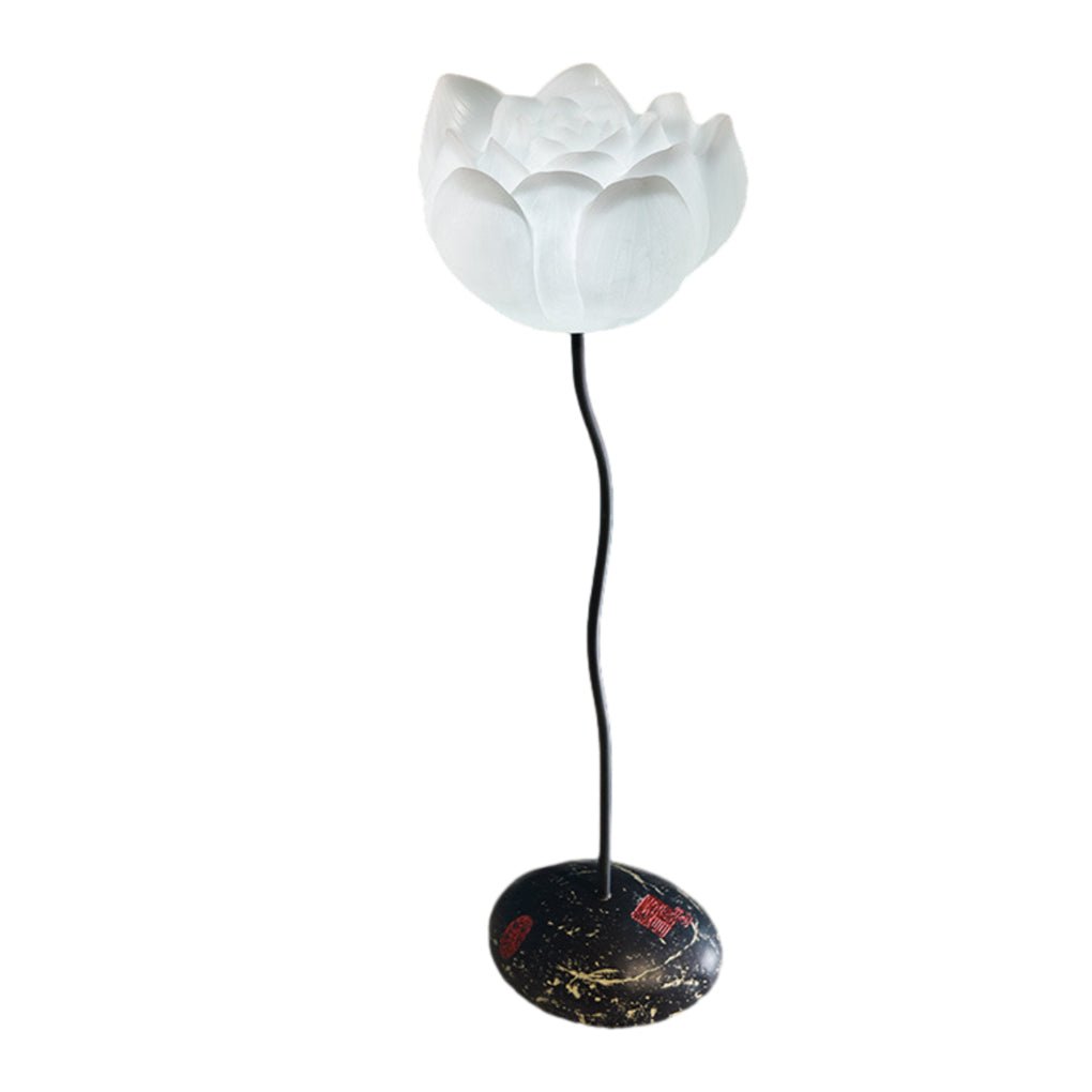 Short Fancy Lotus Aesthetics LED Flower Floor Lamp
