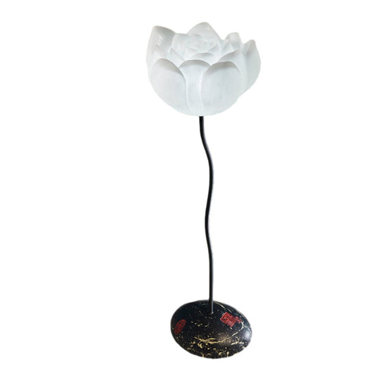 Short Fancy Lotus Aesthetics LED Flower Floor Lamp