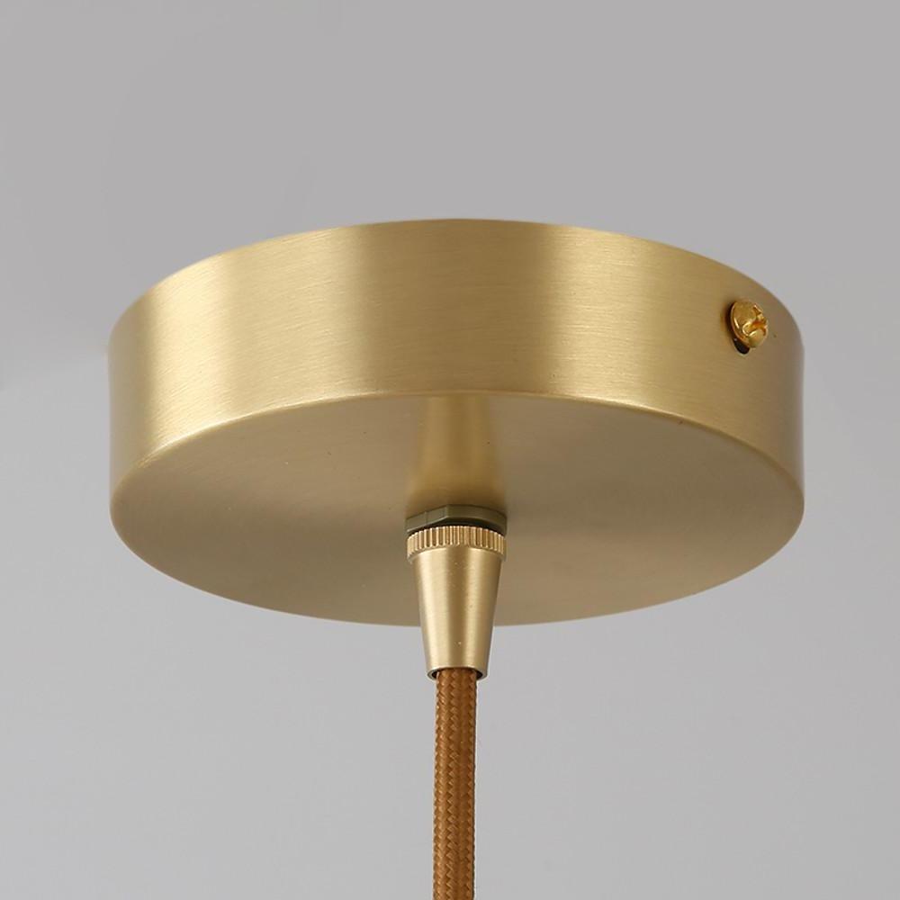 Circle LED Gold Modern Pendant Light Hanging Lamp