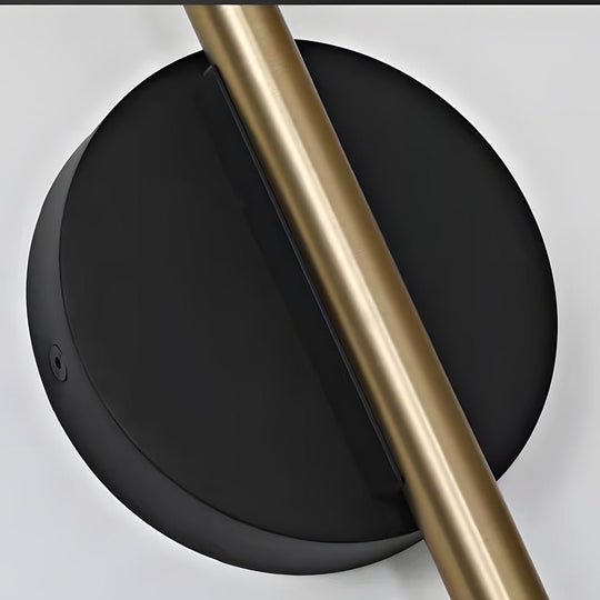 Simple Adjustable Round LED Aluminum Nordic Wall Light