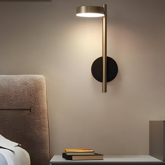 Simple Adjustable Round LED Aluminum Nordic Wall Light