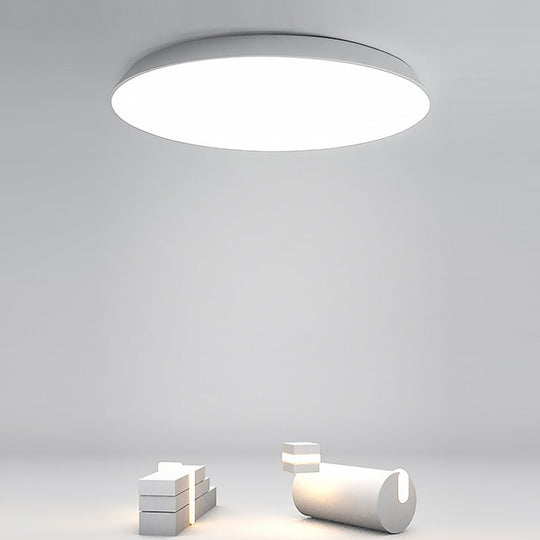 Simple Bowl Shaped LED Flush Mount Ceiling Light