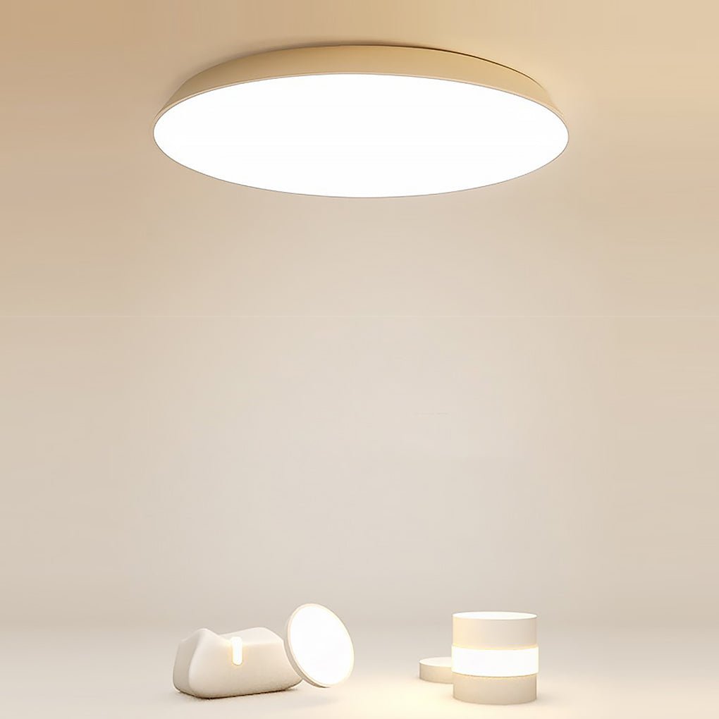 Simple Bowl Shaped LED Flush Mount Ceiling Light
