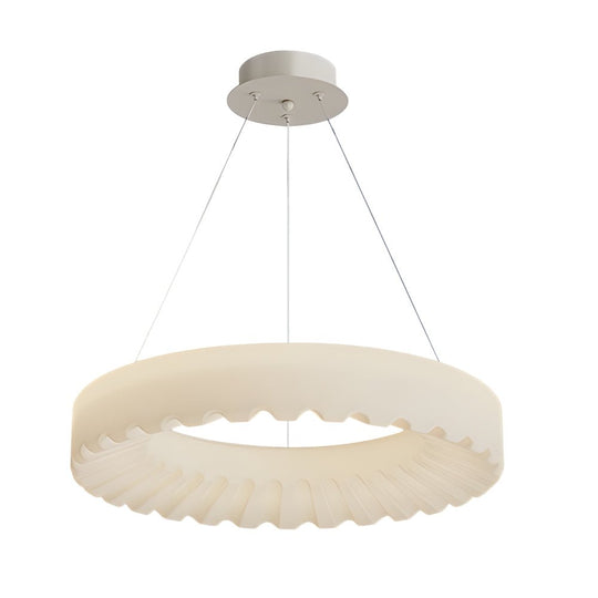 Circle Clouds Ring Chandelier with 3-Step Dimming LED