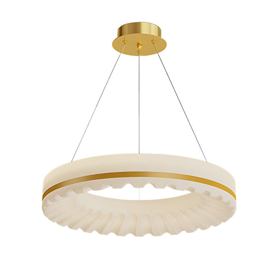 Circle Clouds Ring Chandelier with 3-Step Dimming LED