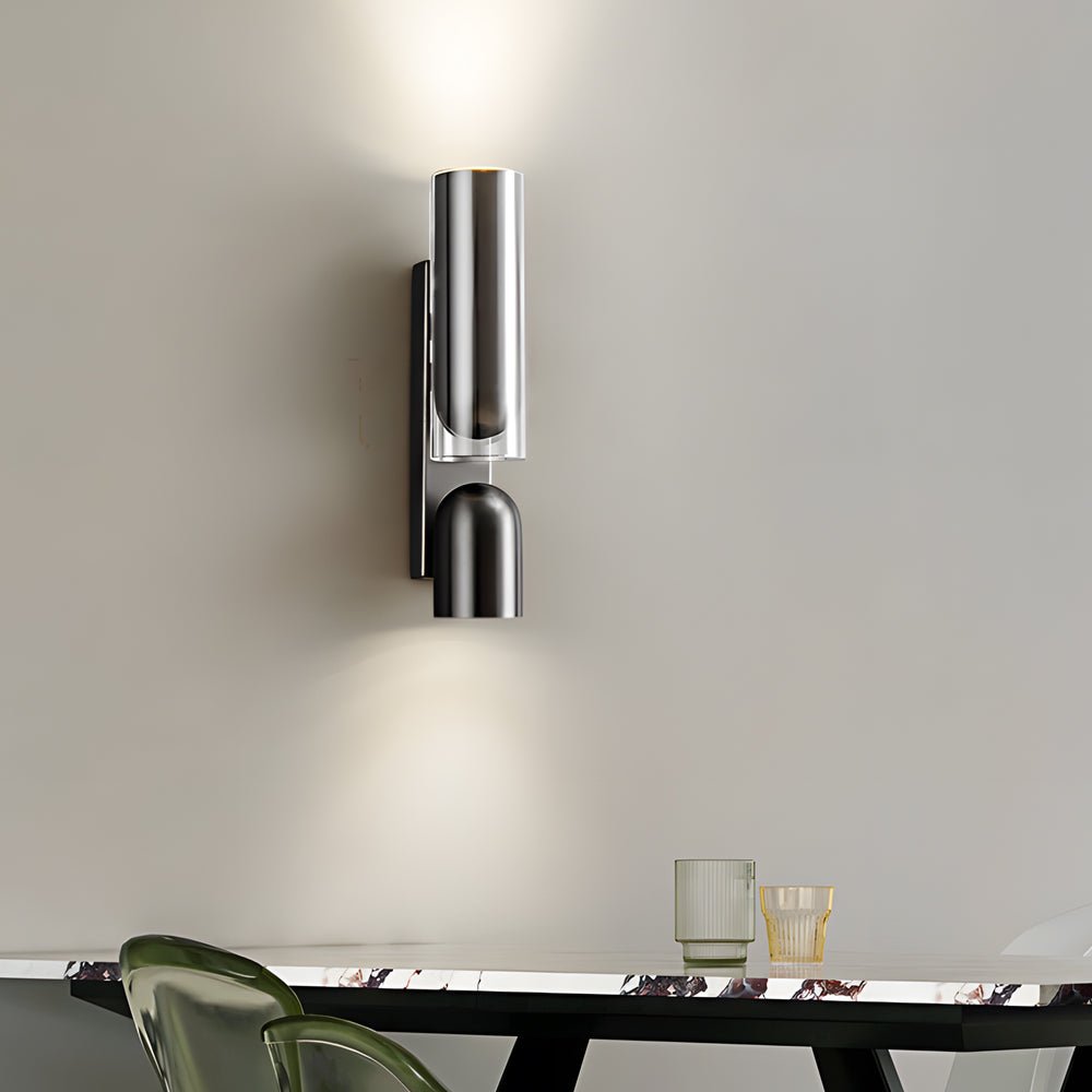 Simple Iron Cylinder Adjustable Modern Wall Lamp