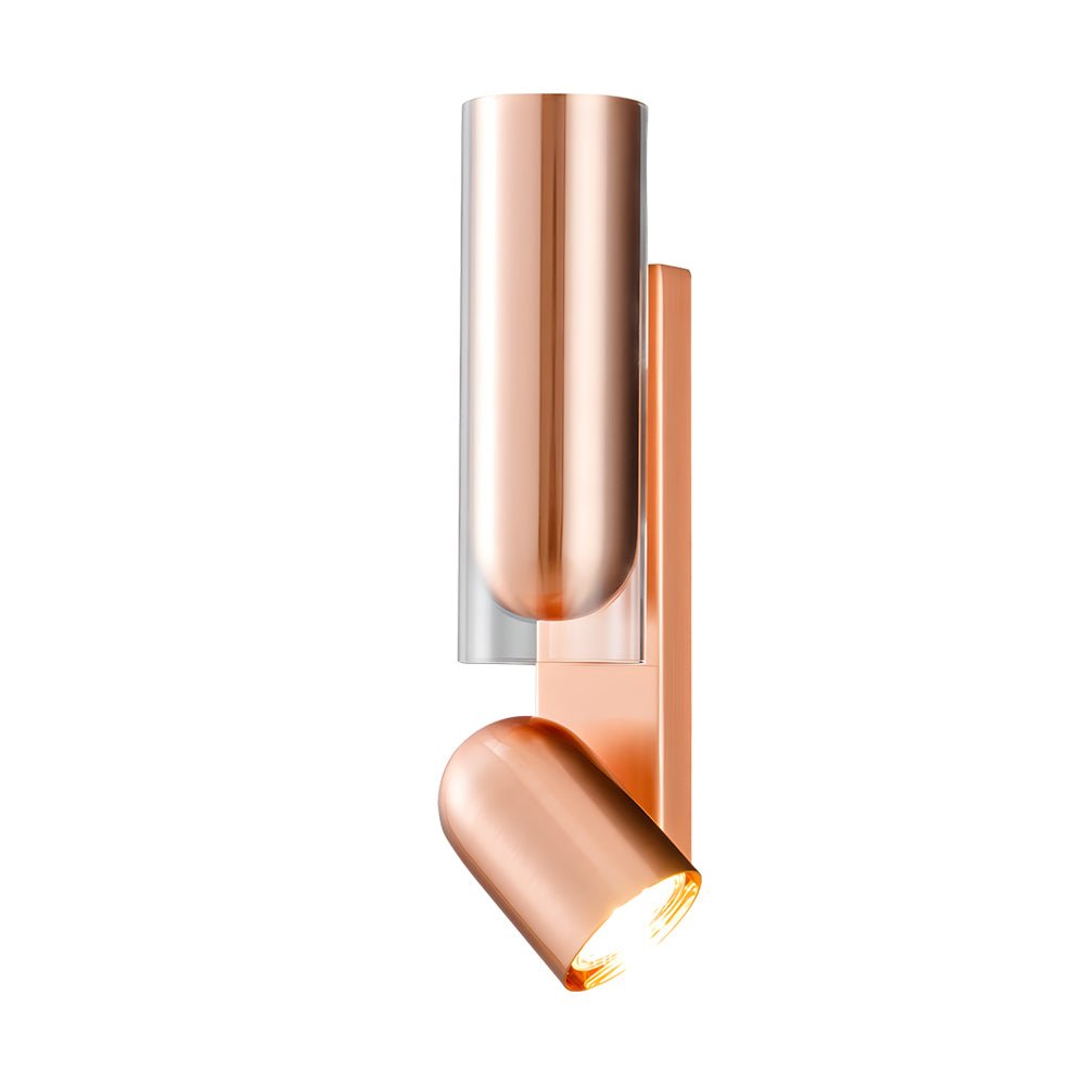 Simple Iron Cylinder Adjustable Modern Wall Lamp