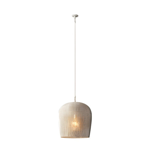 Simple Iron Woven Wabi-Sabi Zen Lantern Chandelier