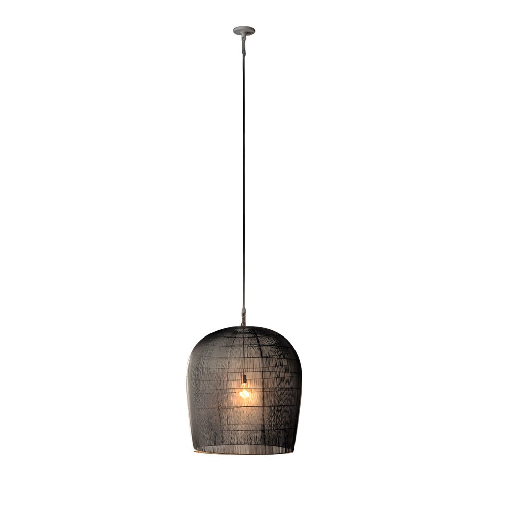 Simple Iron Woven Wabi-Sabi Zen Lantern Chandelier