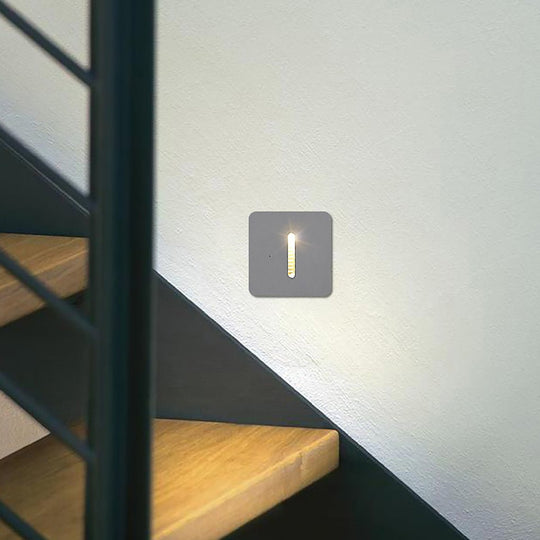 Round Square LED Modern Waterproof Outdoor Step Lights