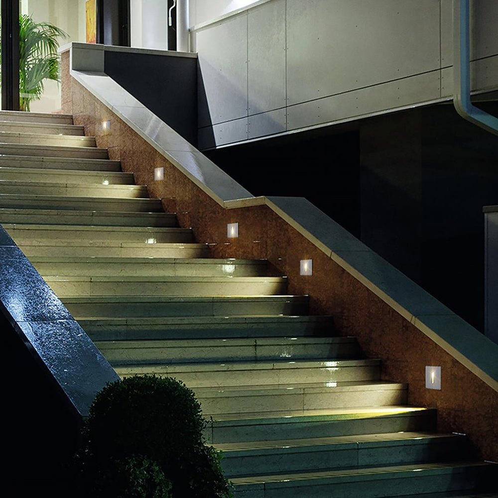 Round Square LED Modern Waterproof Outdoor Step Lights