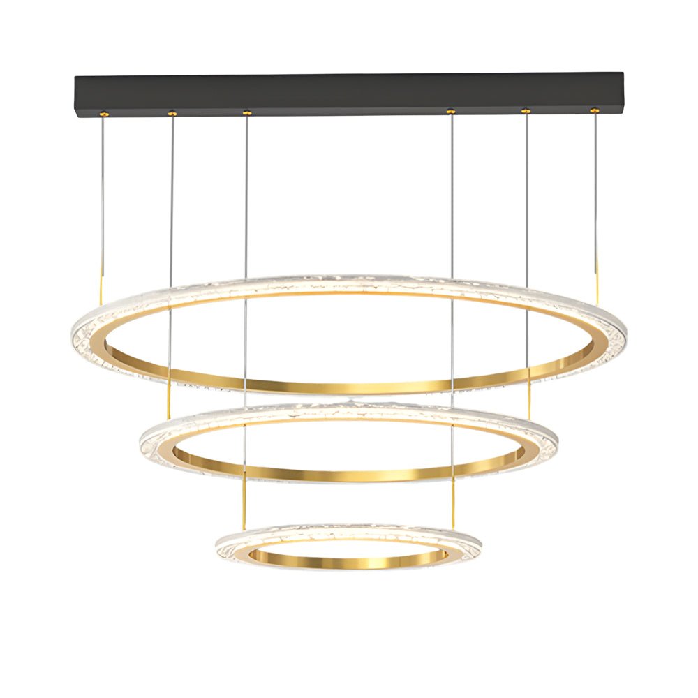 Simple Ring Chandelier with 3-Step Dimming