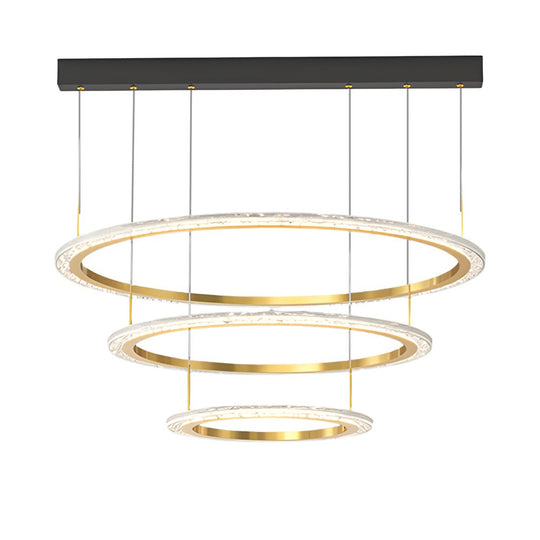 Simple Ring Chandelier with 3-Step Dimming
