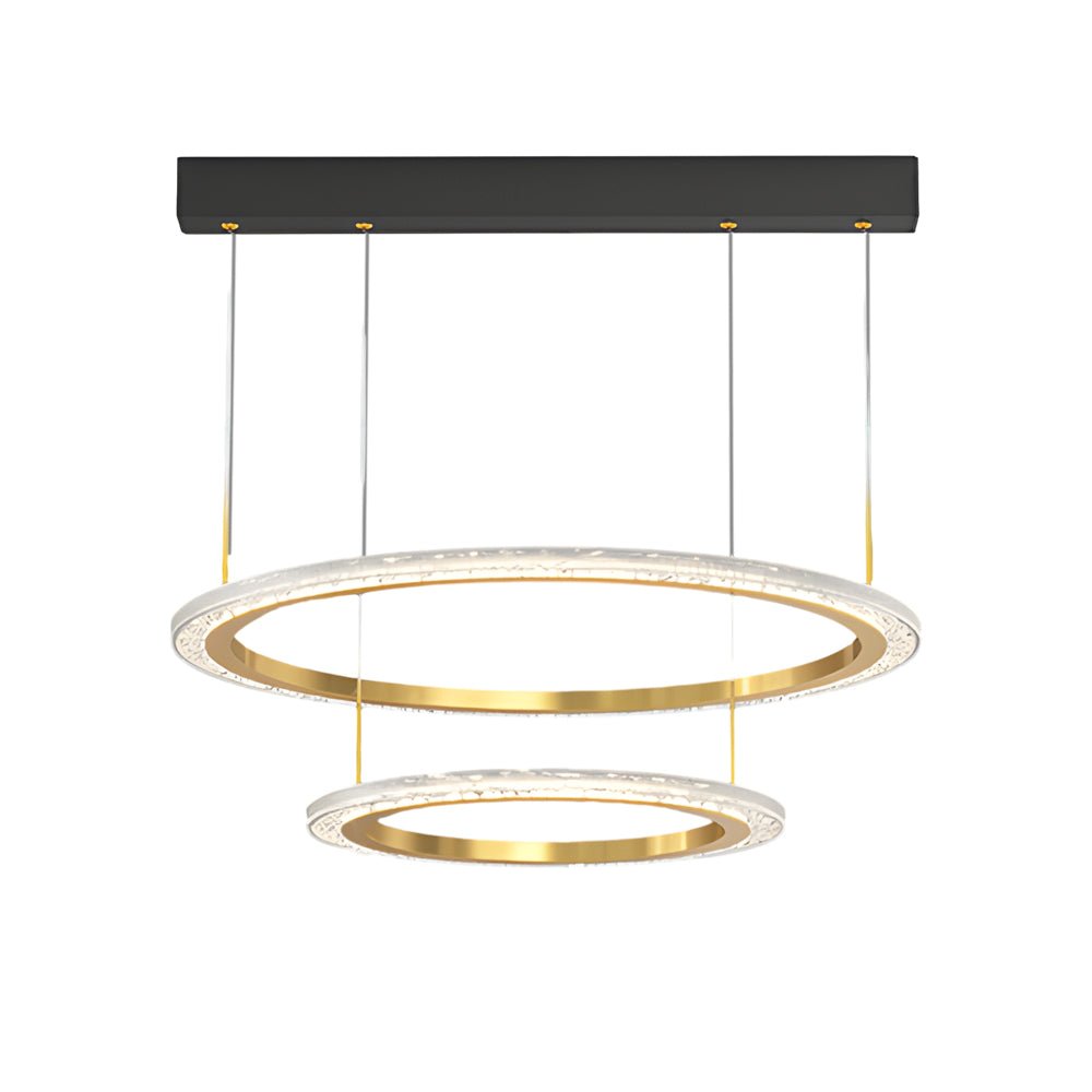 Simple Ring Chandelier with 3-Step Dimming